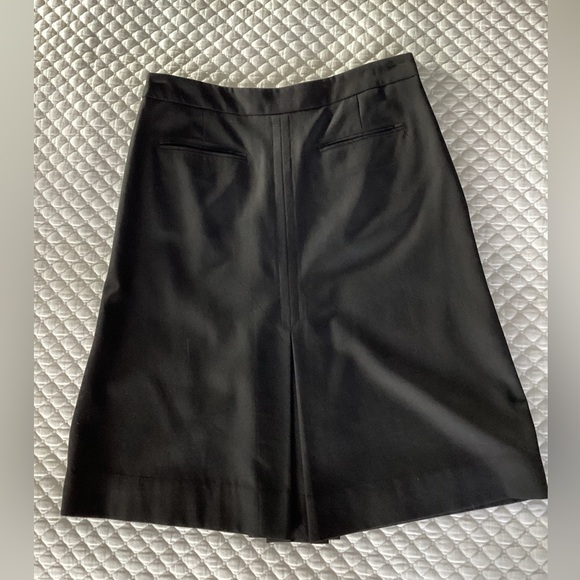 L.A.M.B. Fall2007 Black Front Pockets Straight Pencil Wool Skirt 12 - Picture 8 of 15